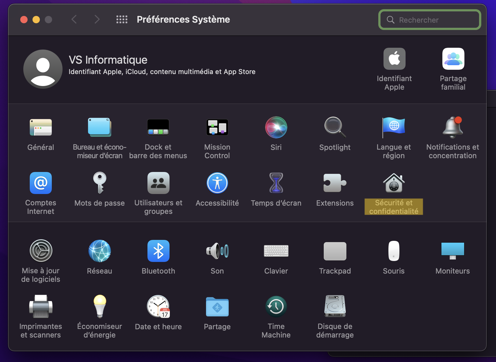 Sécurité et Confidentialité